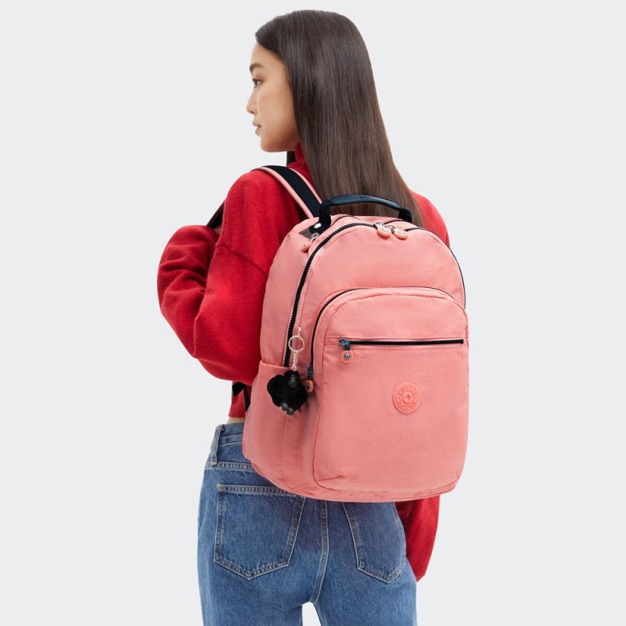 キプリング 公式 リュック バックパック SEOUL(Peach Peace) ソウル(ピーチピース) KI52100MV ベーシック コレクション | kipling | 07