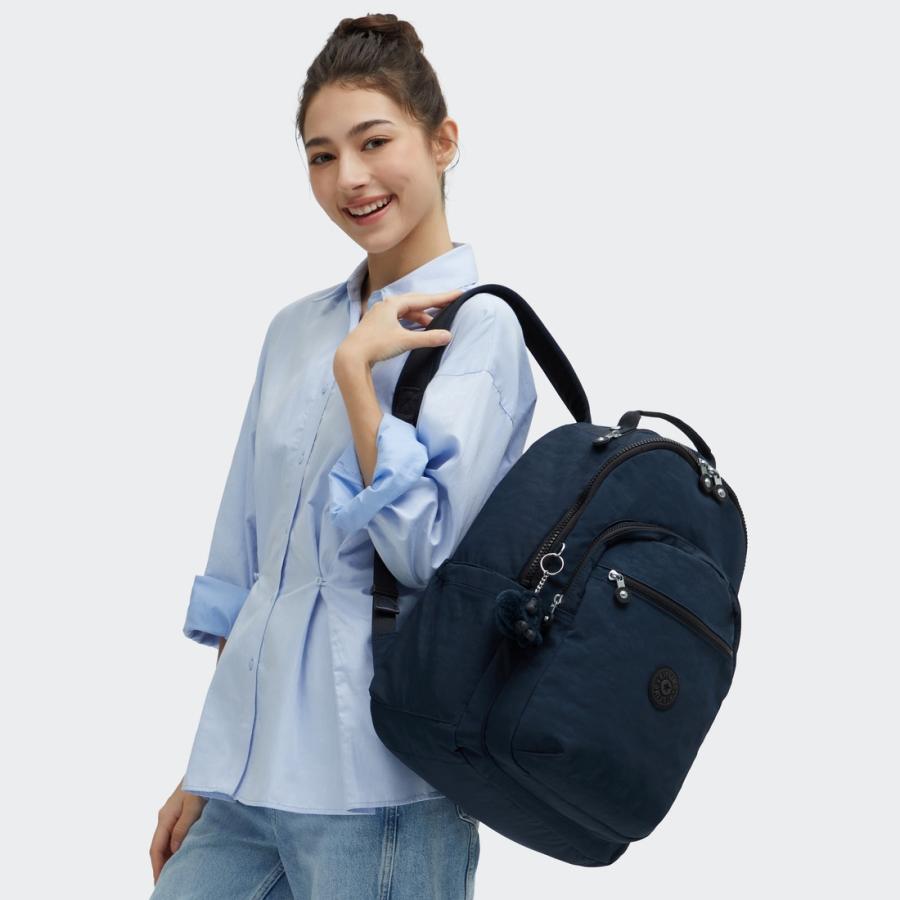 キプリング 公式 リュック バックパック SEOUL(Blue Bleu 2 C) ソウル(ブルーブルー2コンボ) KI52100ND ベーシック コレクション | kipling | 07
