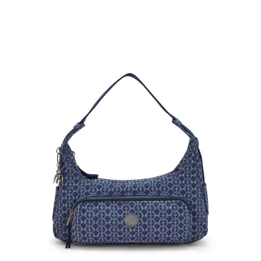 キプリング 公式 ショルダーバッグ KARIS S(Signature Denim) カリスエス(シグネチャーデニム) KI54557PF 　期間限定価格 2026/8/30 まで | kipling