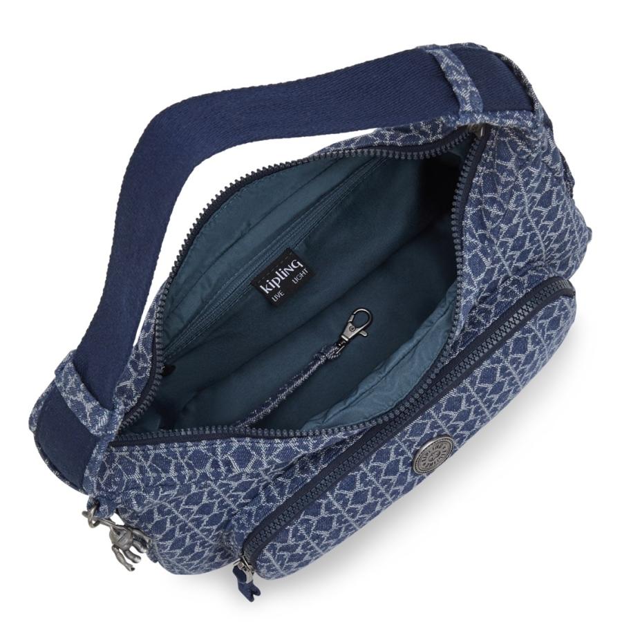 キプリング 公式 ショルダーバッグ KARIS S(Signature Denim) カリスエス(シグネチャーデニム) KI54557PF 　期間限定価格 2026/8/30 まで | kipling | 02