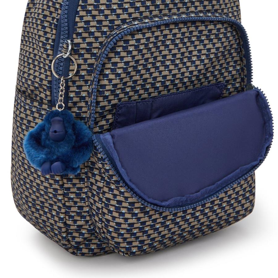 キプリング 公式 リュック バックパック SEOUL S(Blue on Wire) ソウルエス(ブルーオンワイヤー) KI56119PC ベーシックプリント コレクション | kipling | 04