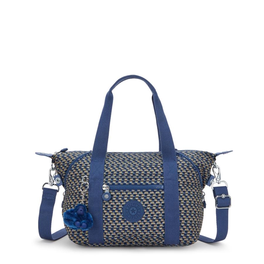 キプリング 公式 ボストンバッグ ART MINI(Blue on Wire) アートミニ(ブルーオンワイヤー) KI56569PC ベーシックプリント コレクション | kipling