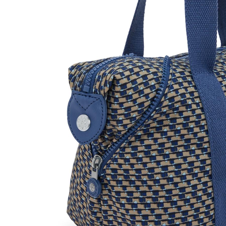 kipling（キプリング） 公式 ボストンバッグ ART MINI(Blue on Wire 