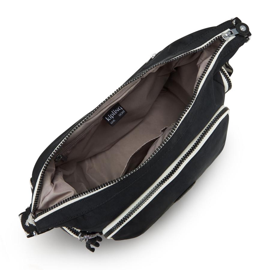 Kipling ブラック ハンドバッグ kipling（キプリング） 公式 ショルダーバッグ GABB(Black Chevron