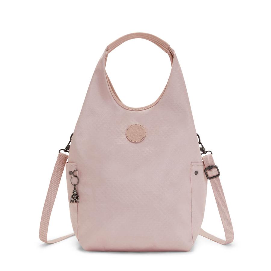 キプリング 公式 トートバッグ URBANA(Pink Flow Emb) アルバーナ(ピンクフローエンボス) KI5750V34 エレベーテッドコレクション | kipling