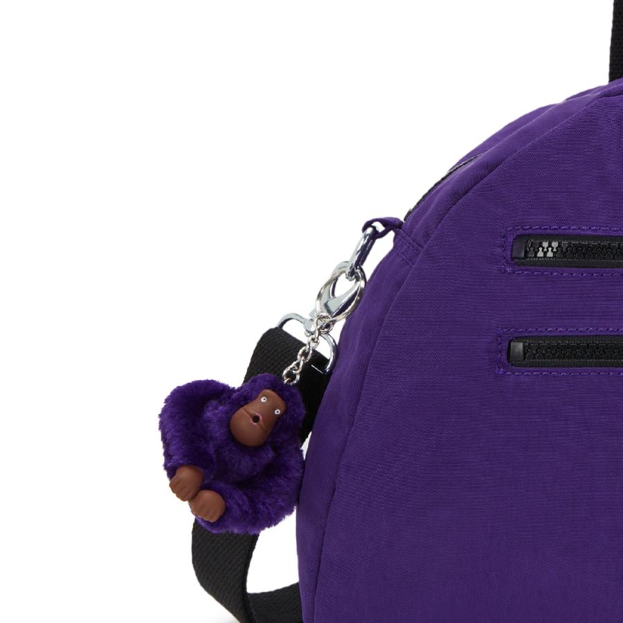 特大Kipling キャリーバッグ パープル ボストンバッグ kipling（キプリング） 公式 ボストンバッグ LOGANE(Glorious Purple