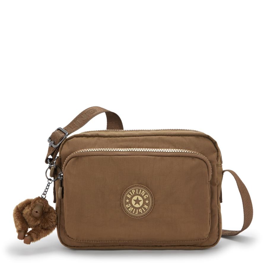 キプリング 公式 ショルダーバッグ ABANU M ZIP(Glorious Khaki) アバヌエムジップ(グロリアスカーキ) KI59861MR K.グロリアス コレクション | kipling