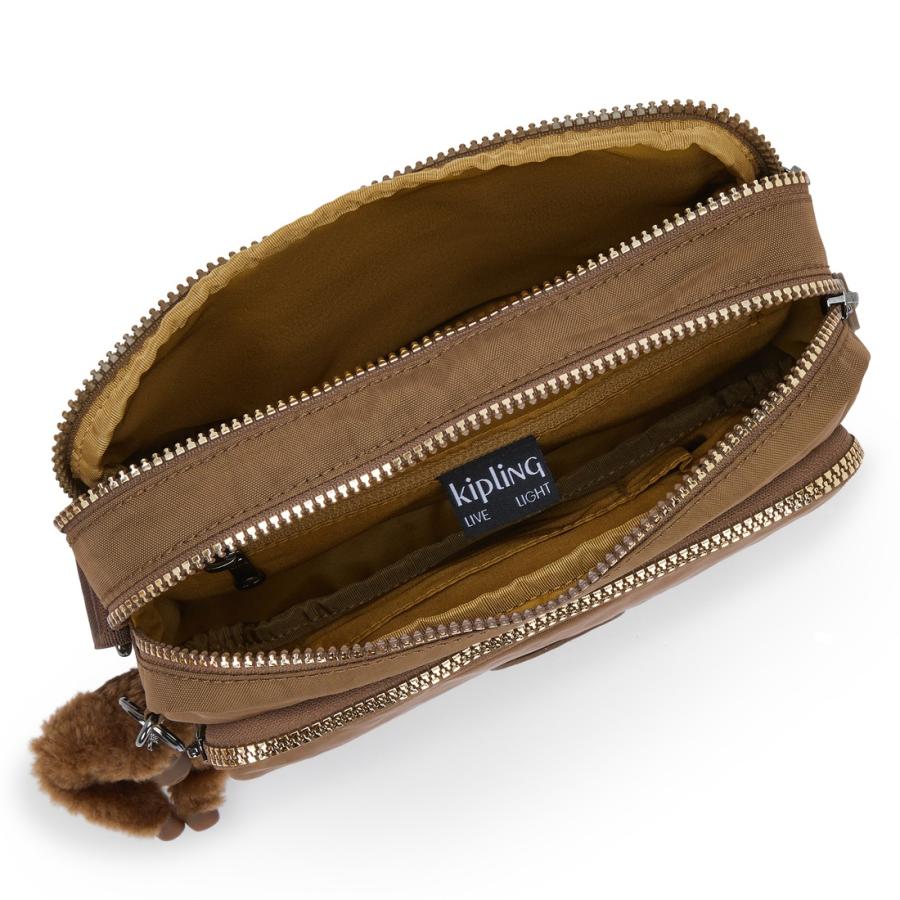 キプリング 公式 ショルダーバッグ ABANU M ZIP(Glorious Khaki) アバヌエムジップ(グロリアスカーキ) KI59861MR K.グロリアス コレクション | kipling | 02
