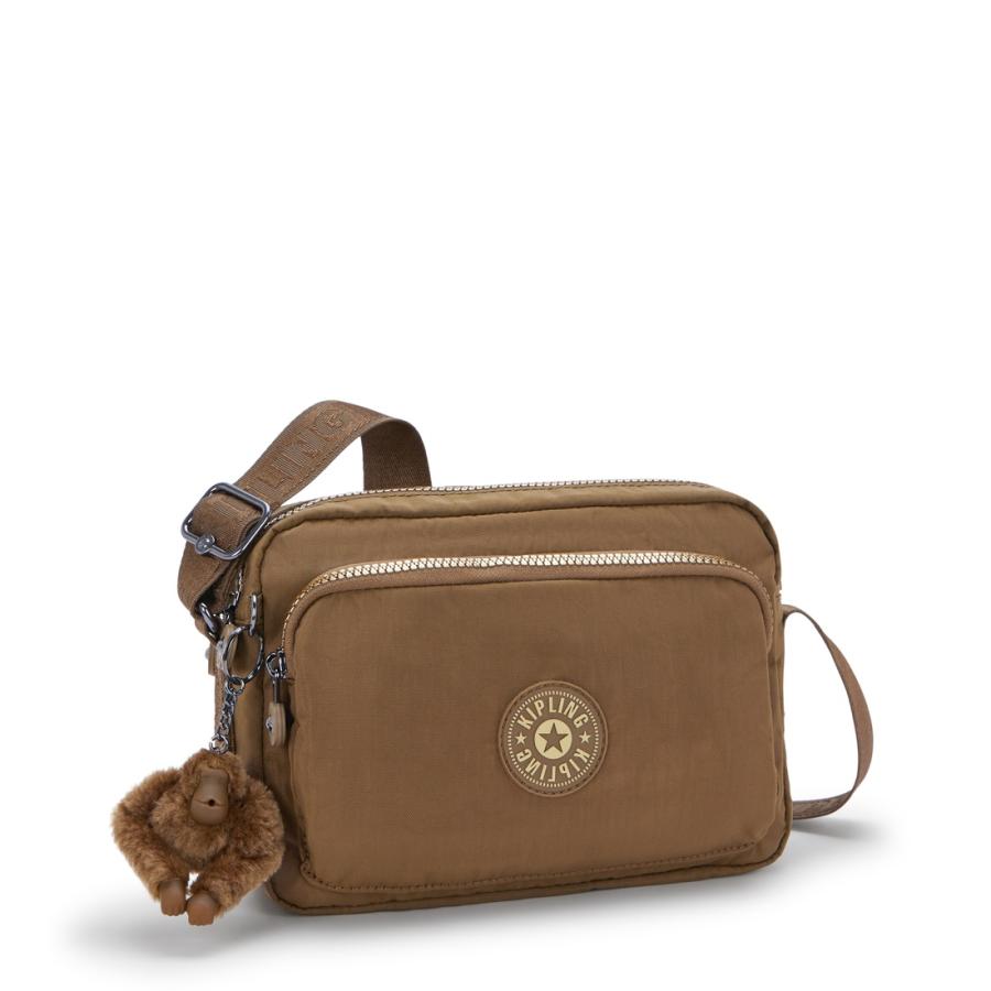 キプリング 公式 ショルダーバッグ ABANU M ZIP(Glorious Khaki) アバヌエムジップ(グロリアスカーキ) KI59861MR K.グロリアス コレクション | kipling | 03