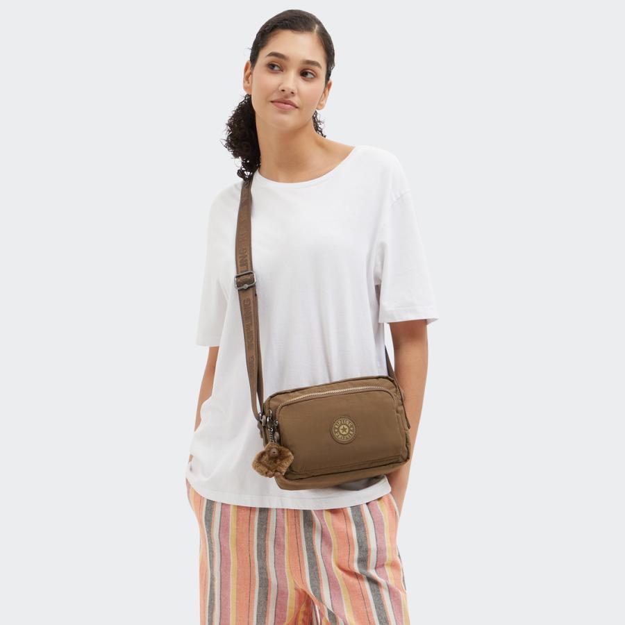 キプリング 公式 ショルダーバッグ ABANU M ZIP(Glorious Khaki) アバヌエムジップ(グロリアスカーキ) KI59861MR K.グロリアス コレクション | kipling | 05