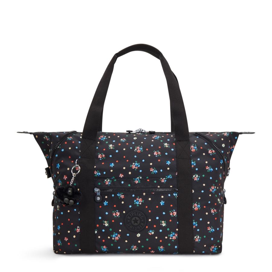 バッグ Lilyliu kipling キプリング 公式 ボストンバッグ ART M(Flower Polka