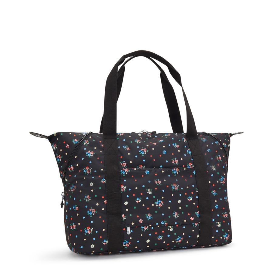 キプリング　花柄　フラワー　ボストンバッグ kipling キプリング 公式 ボストンバッグ ART M(Flower Polka