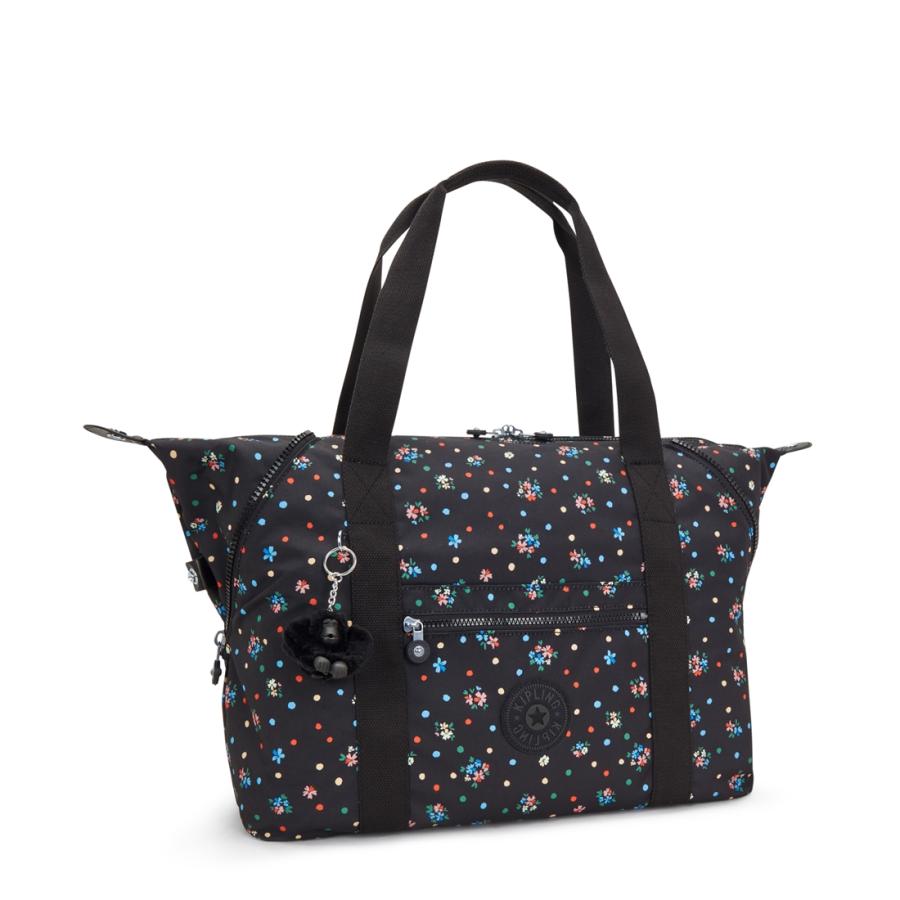 キプリング　花柄　フラワー　ボストンバッグ kipling キプリング 公式 ボストンバッグ ART M(Flower Polka