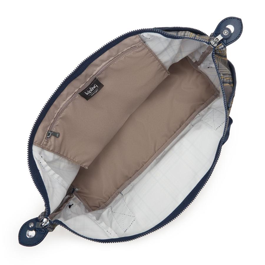 kipling キプリング 公式 ボストンバッグ ART M(Blue Grey Plaid kipling キプリング 公式 ボストンバッグ ART M(Blue Grey Plaid
