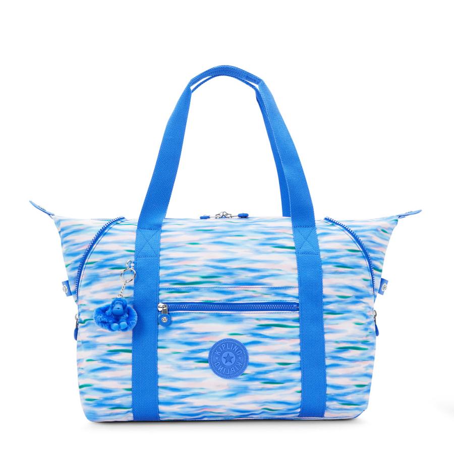 kipling キプリング 公式 ボストンバッグ ART M(Diluted Blue