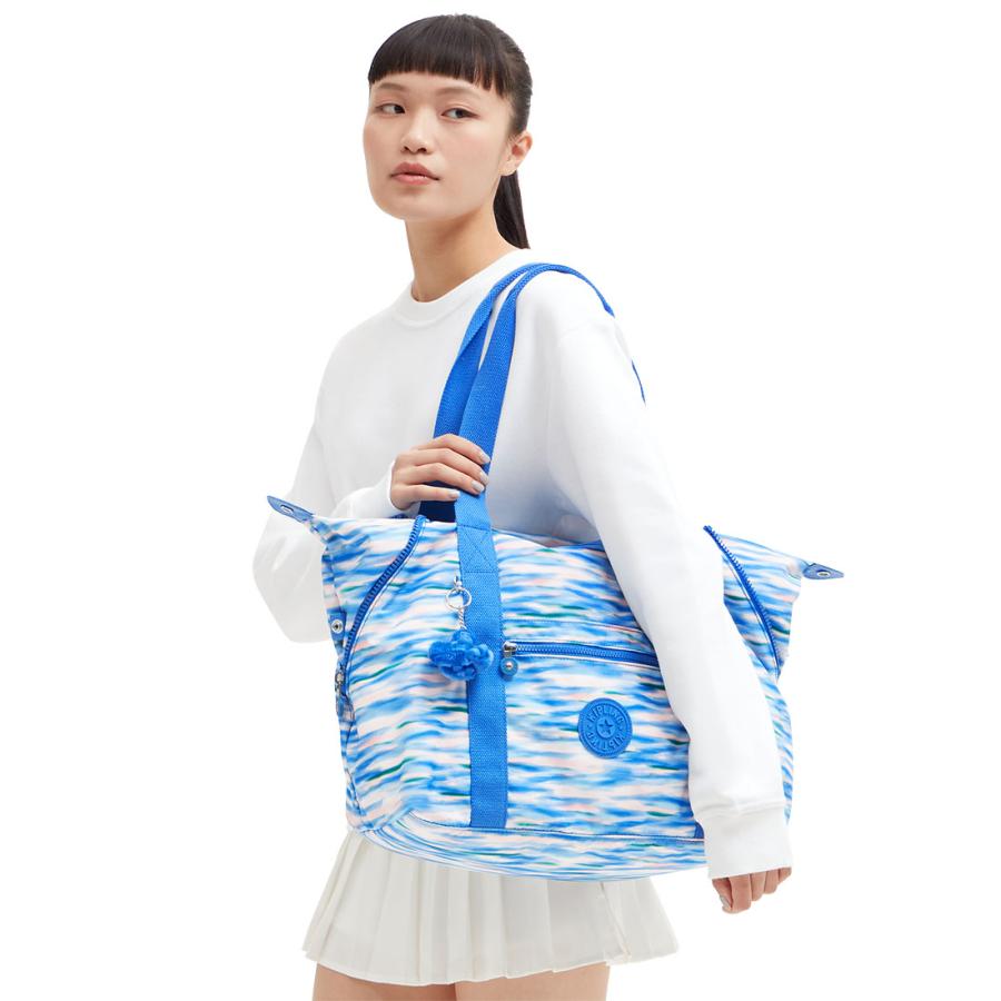 kipling キプリング 公式 ボストンバッグ ART M(Diluted Blue