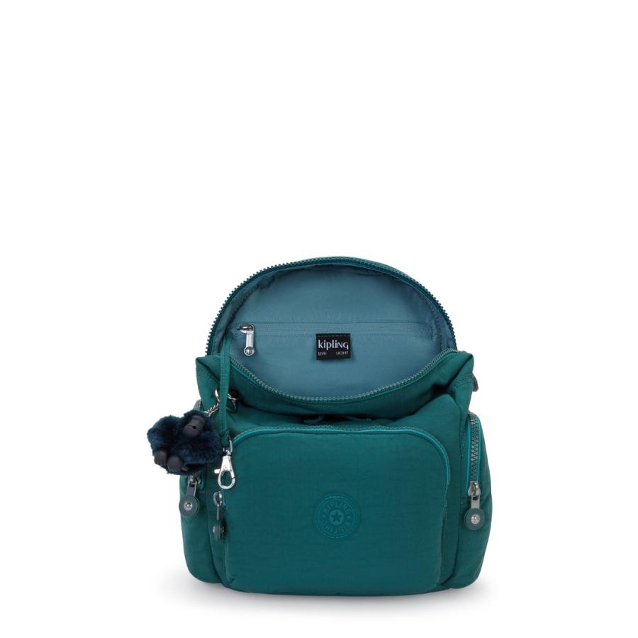 キプリング 公式 リュック バックパック CITY ZIP MINI(Tailored Green) シティジップミニ(テーラードグリーン) KI60464KK 　期間限定価格 2026/7/26 まで | kipling | 02