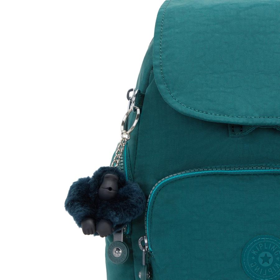 キプリング 公式 リュック バックパック CITY ZIP MINI(Tailored Green) シティジップミニ(テーラードグリーン) KI60464KK 　期間限定価格 2026/7/26 まで | kipling | 04