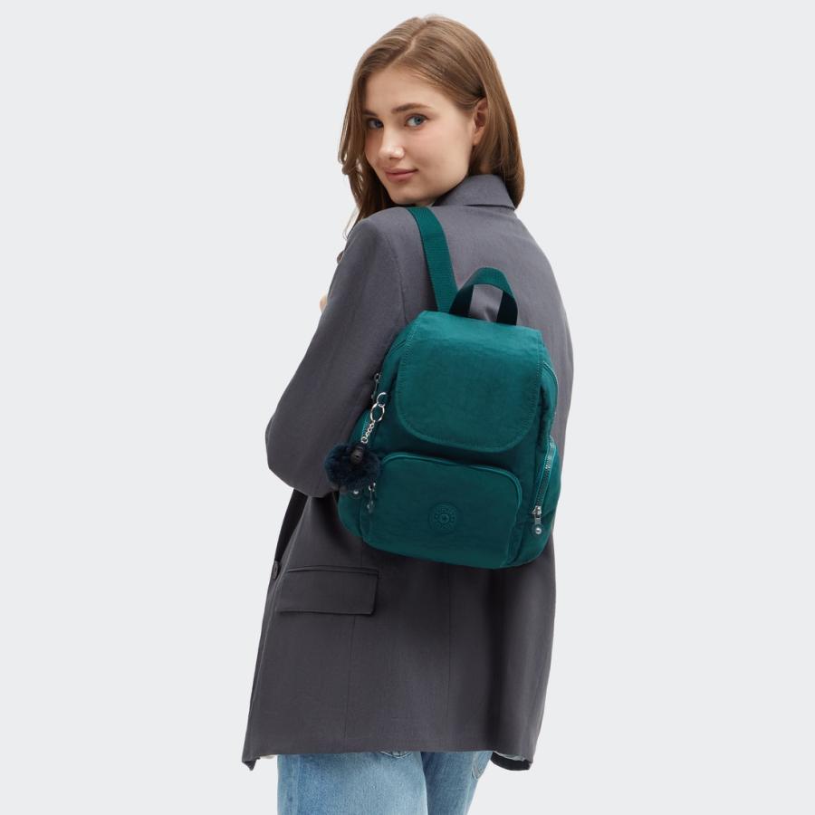 キプリング 公式 リュック バックパック CITY ZIP MINI(Tailored Green) シティジップミニ(テーラードグリーン) KI60464KK 　期間限定価格 2026/7/26 まで | kipling | 06