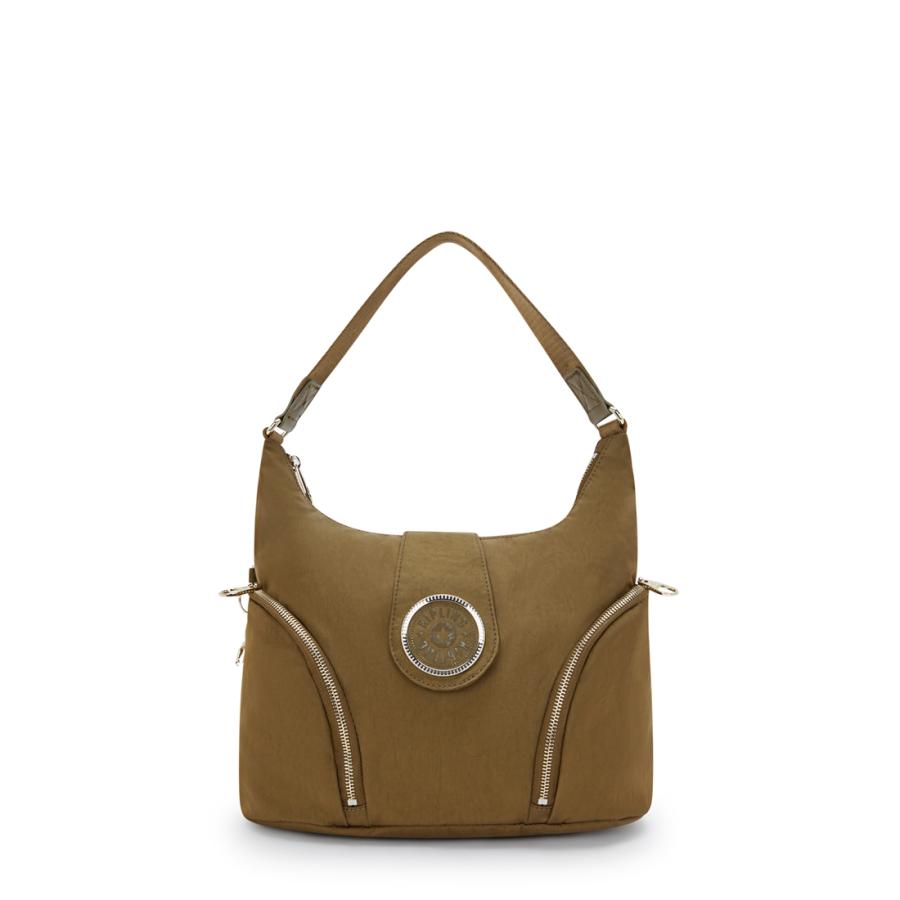 738　KIPLING　キプリング　ショルダーバッグ　ダークローレルスパイス kipling（キプリング） 公式 ショルダーバッグ ILIE(D Laurel Spice