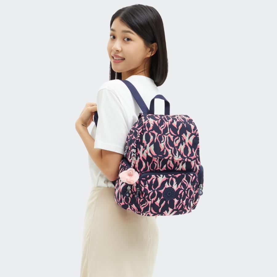 キプリング 公式 リュック バックパック CITY ZIP S(Palm Mood) シティジップエス(パームムード) KI63456PQ ベーシックプリント コレクション | kipling | 06