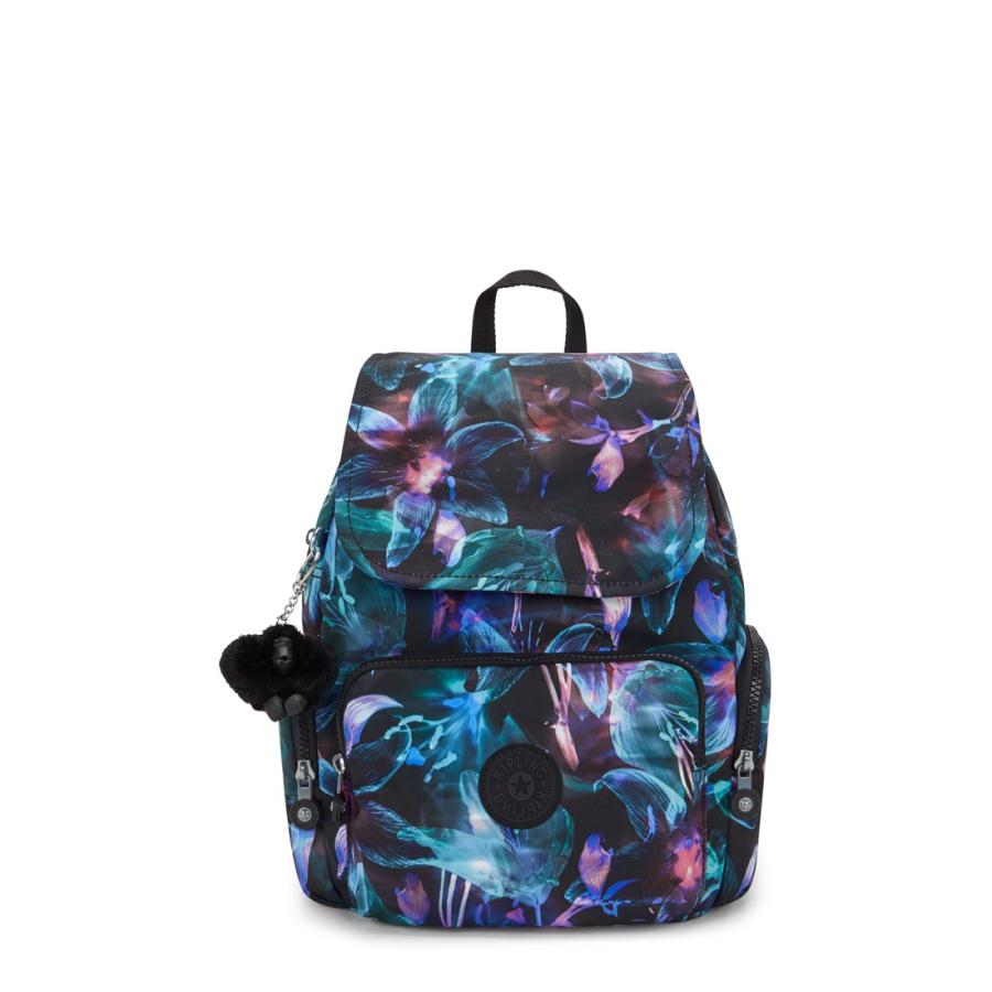 キプリング 公式 リュック バックパック CITY ZIP S(Spectral Orchid) シティジップエス(スペクタルオーキッド) KI63457DP ベーシックプリント コレクション | kipling