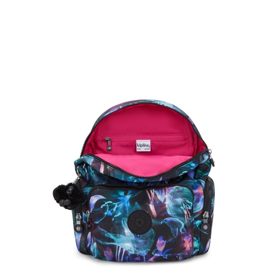 キプリング 公式 リュック バックパック CITY ZIP S(Spectral Orchid) シティジップエス(スペクタルオーキッド) KI63457DP ベーシックプリント コレクション | kipling | 02