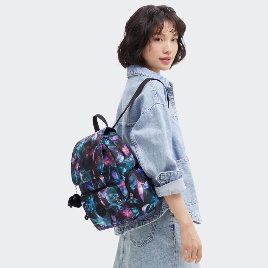 キプリング 公式 リュック バックパック CITY ZIP S(Spectral Orchid) シティジップエス(スペクタルオーキッド) KI63457DP ベーシックプリント コレクション | kipling | 07