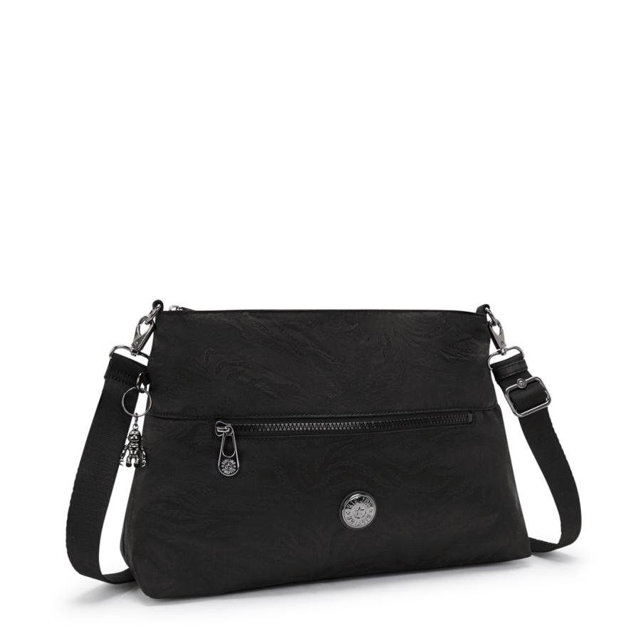 Kipling ブラック ショルダーバッグ　未使用 kipling キプリング 公式 ショルダーバッグ POLLIE M(Undersea