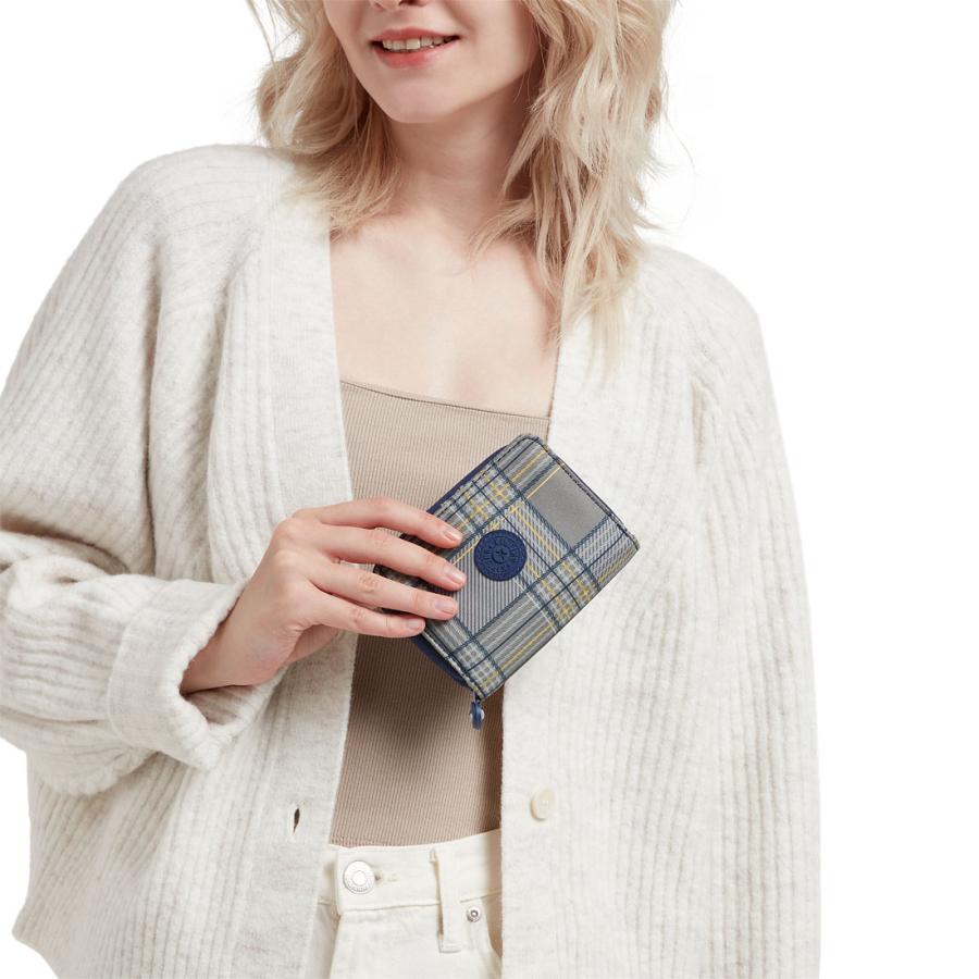 キプリング 公式 サイフ MONEY LOVE(Blue Grey Plaid) マネーラブ(ブルーグレイプレイド) KI6791S6Z 日本限定コレクション | kipling | 05