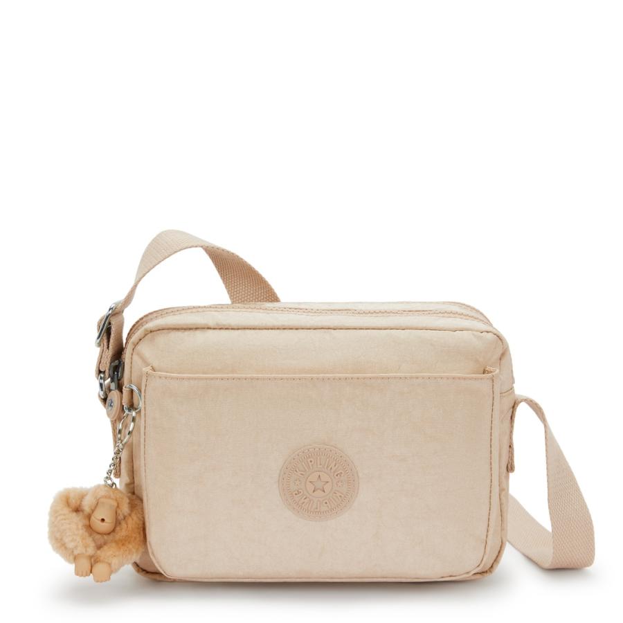 キプリングABANU M クロスボディバッグ （Sparkled Beige） キプリング Kipling ABANU M クロスボディバッグ （Sparkled Beige