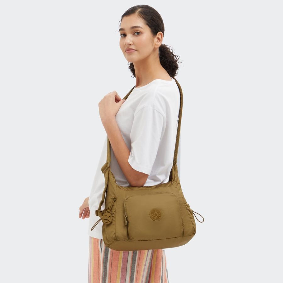 kipling（キプリング） 公式 ショルダーバッグ GABB S(Goldish Brown 