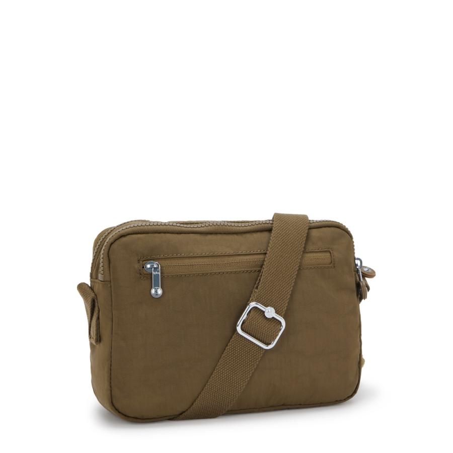 キプリング 公式 ショルダーバッグ ABANU M(Smooth Khaki) アバヌエム(スムースカーキ) KI70761NA 　期間限定価格 2026/9/27 まで | kipling | 01