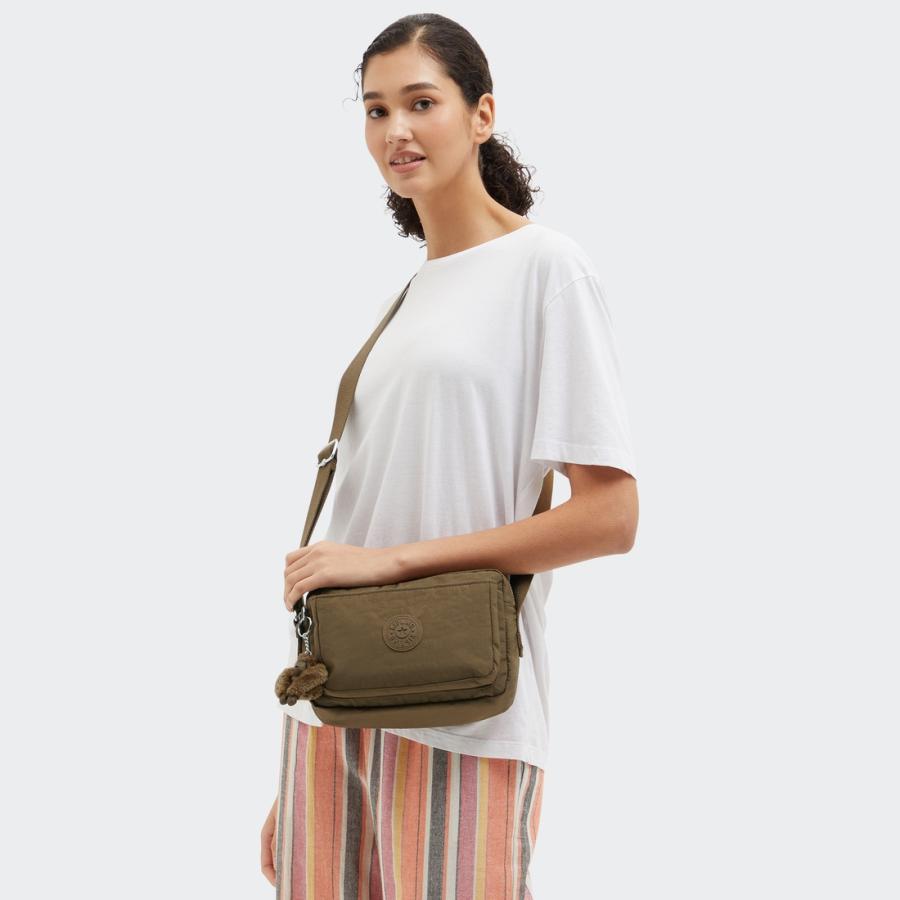 キプリング 公式 ショルダーバッグ ABANU M(Smooth Khaki) アバヌエム(スムースカーキ) KI70761NA 　期間限定価格 2026/9/27 まで | kipling | 05
