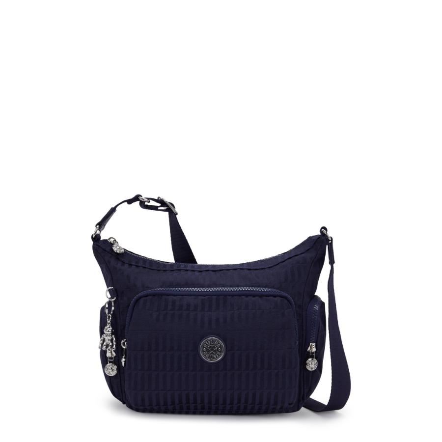 【新品・未使用】Kipling ダークブルー ショルダーバッグ　キプリング kipling（キプリング） 公式 ショルダーバッグ GABB S(Night Tile Jq