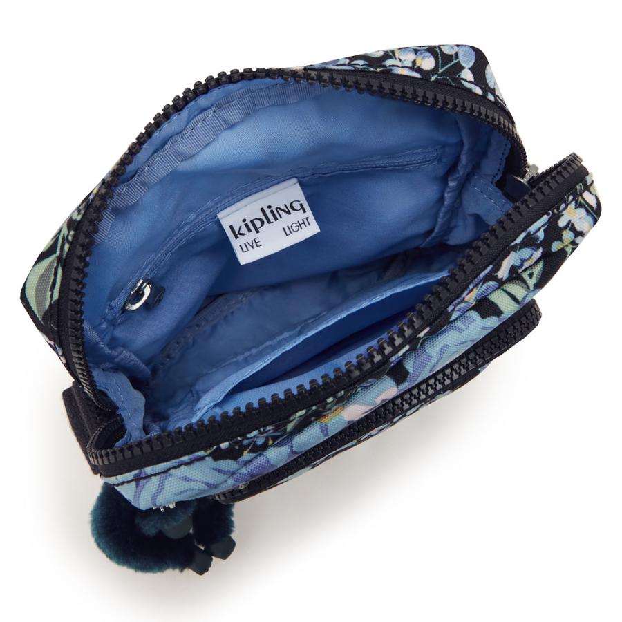 kipling（キプリング） 公式 ショルダーバッグ GUNNE(Blue Flower Prt
