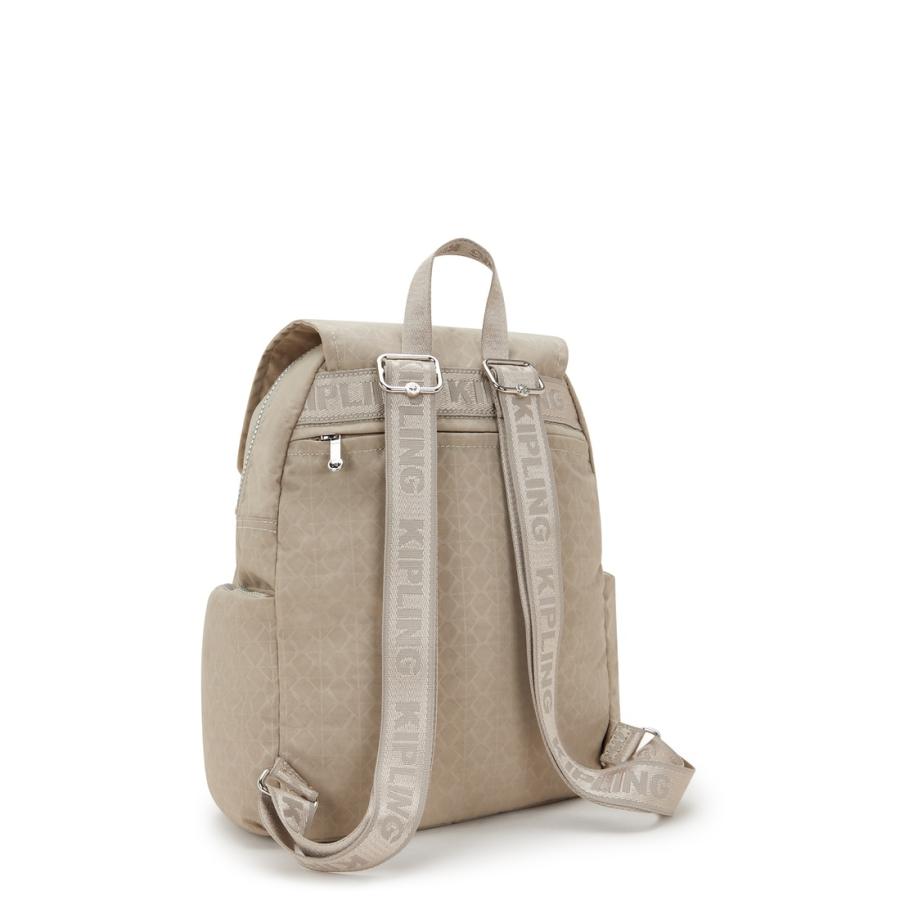 キプリング 公式 リュック バックパック CITY ZIP S(Glorious Be Sil) シティジップエス(グロリアスベージュシルバー) KI735442N 　期間限定価格 2026/7/26 まで | kipling | 01