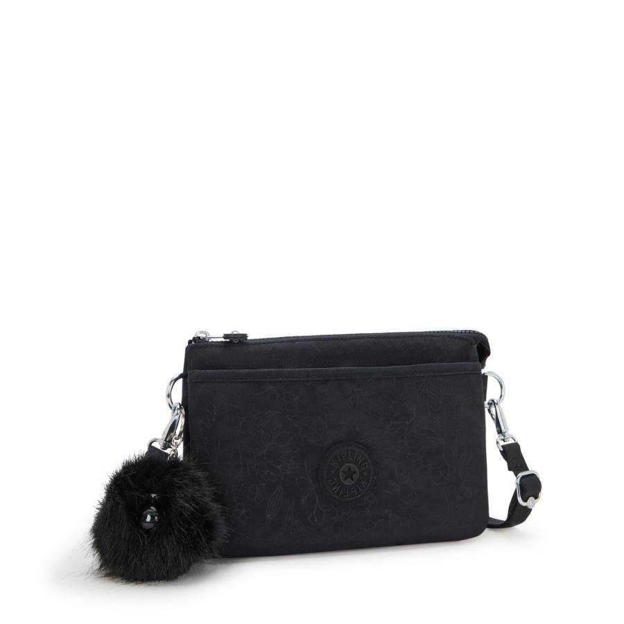 kipling（キプリング） 公式 ショルダーバッグ RIRI(Black Floral Em