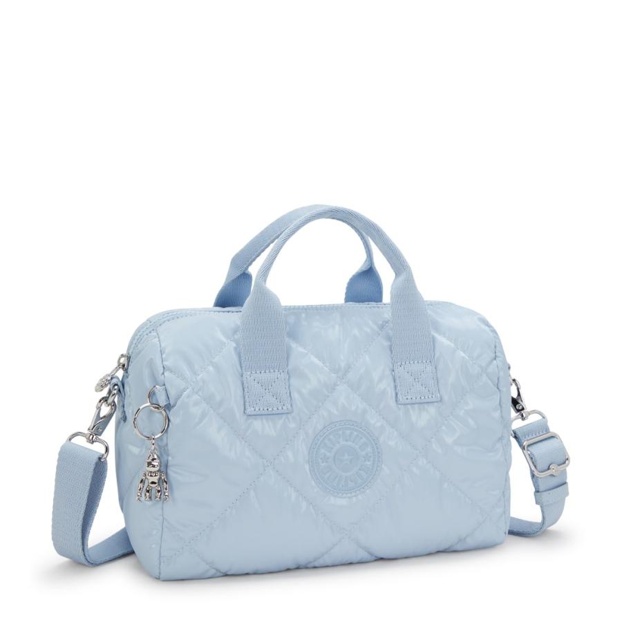 Kipling キプリング　ボストンバッグ　Laser Blue(美品‼️) kipling（キプリング） 公式 ボストンバッグ BINA M(Glowing Blue Ql