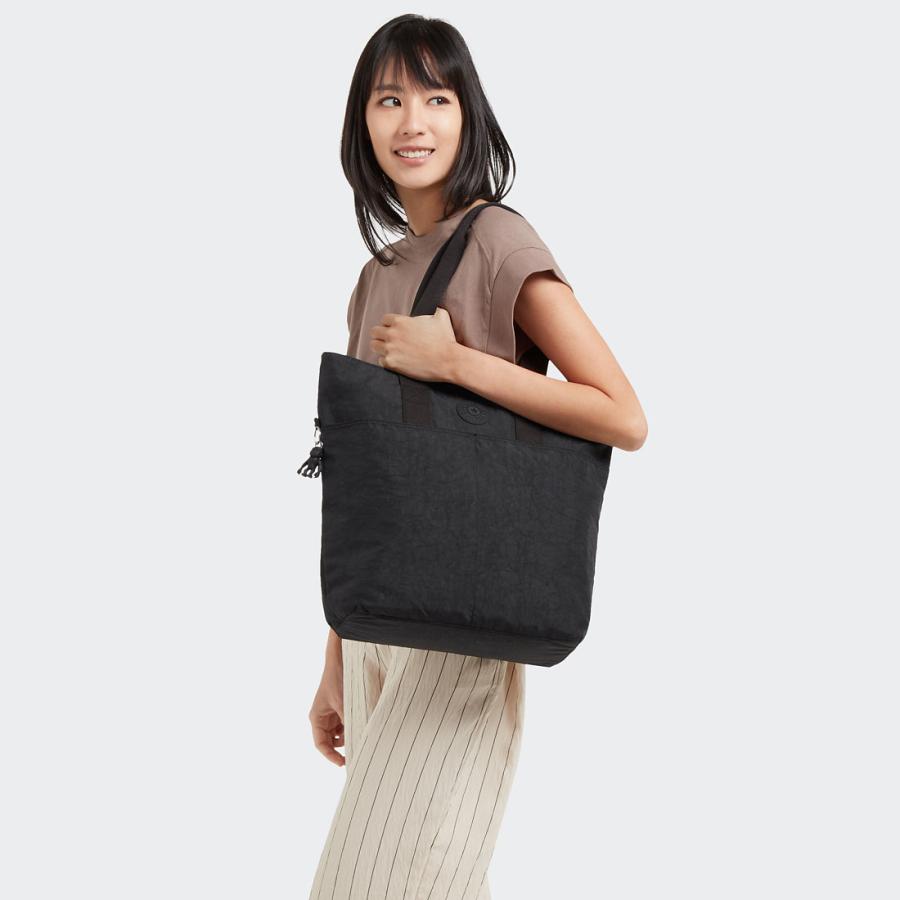 キプリング　トートバッグ　トラベルバッグ　黒　ブラック kipling（キプリング） 公式 トートバッグ HANIFA(Black Noir