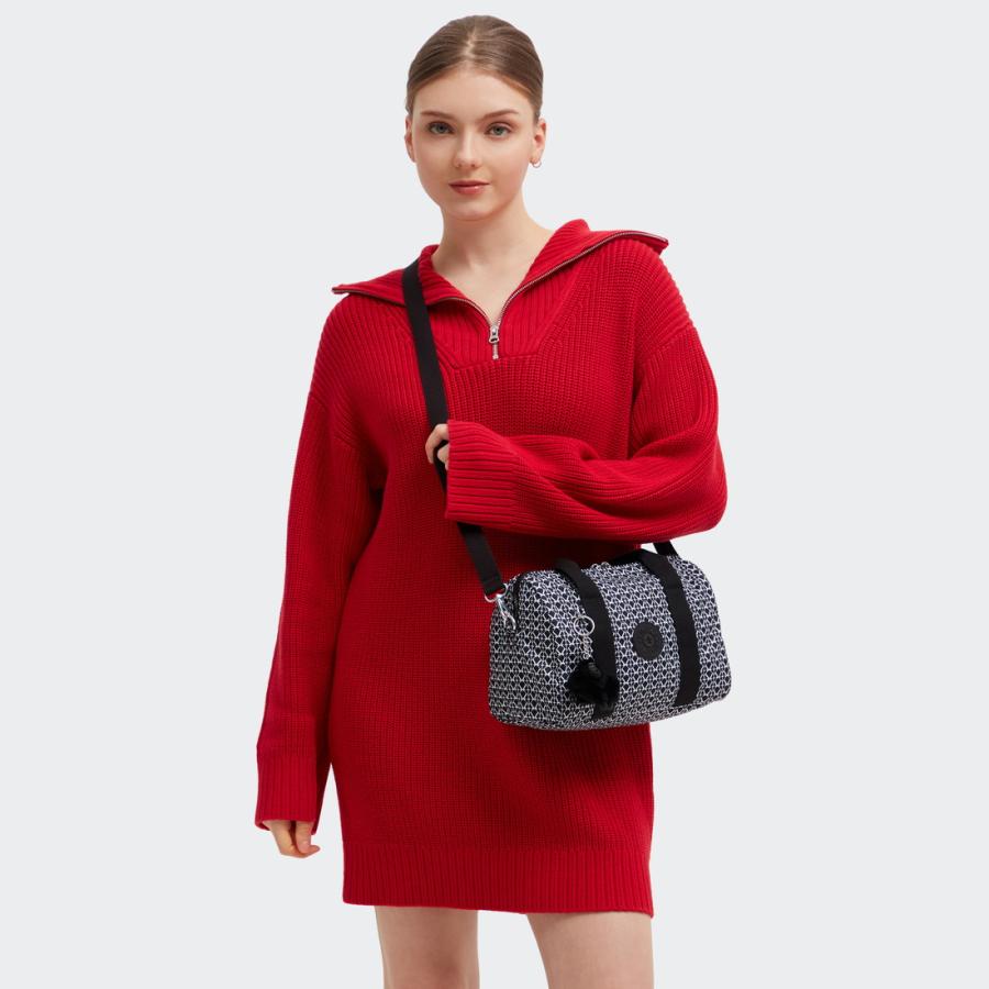キプリング 公式 ボストンバッグ BINA M(Signature Print) ビーナエム(シグネチャープリント) KI7990DD2 ベーシックプリント コレクション | kipling | 05