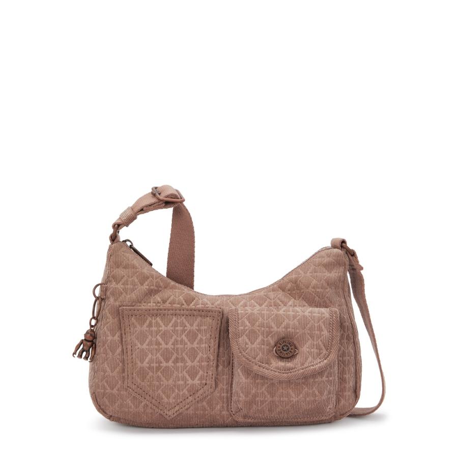 新品　限定　キプリングショルダー kipling（キプリング） 公式 ショルダーバッグ KENDA(Sign Brown Cord