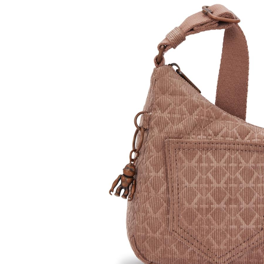 kipling（キプリング） 公式 ショルダーバッグ KENDA(Sign Brown Cord