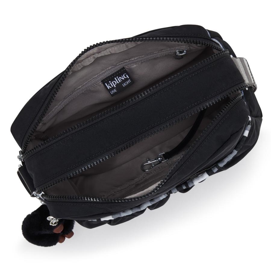 キプリング 公式 ショルダーバッグ AILEEN(Retro Black Str) アイレーン(レトロブラックストライプ) KI81549MF ベーシック コレクション | kipling | 02