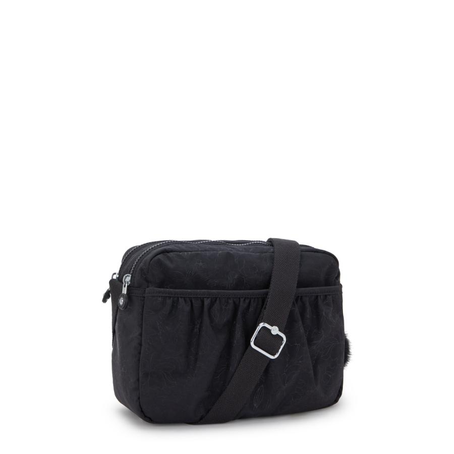 キプリング 公式 ショルダーバッグ AILEEN(Black Floral Em) アイレーン(ブラックフローラルエンボス) KI975428Y ベーシックプラス コレクション | kipling | 01