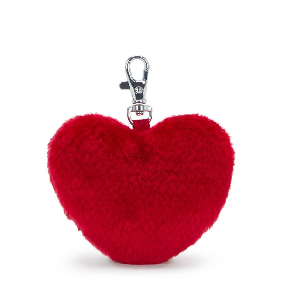 キプリング 公式 アクセサリー FURRY HEART CHARM(Red Rouge) ファーリーハートチャーム(レッドルージュ) KI9863Z33 STYLE IT コレクション | kipling