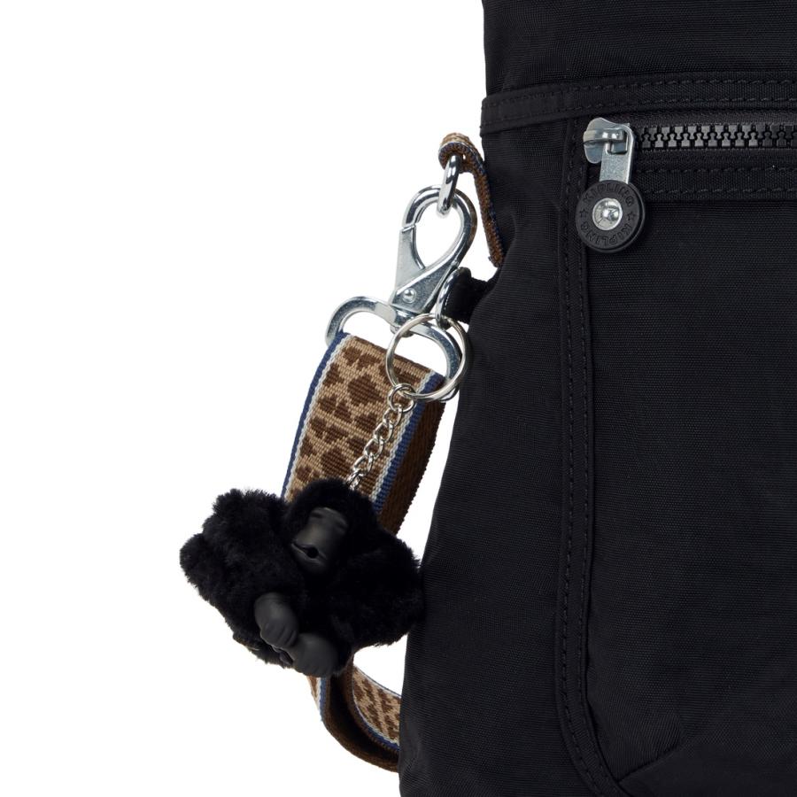 キプリング 公式 トートバッグ ELEVA KL(Noir KWeb Khaki) エレバKL(ノワールKウェビングカーキ) KIB8A7K2G ベーシック コレクションの画像