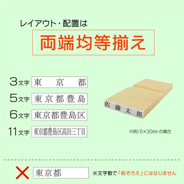 送料無料 ゴム印 1行印 オーダー 7×7~100mmサイズ ポスト便限定 文字
