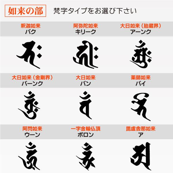 梵字 お名前はんこ 梵字ゴム印 如来の部 御朱印スタンプ お守り 御札 干支 神社寺印鑑