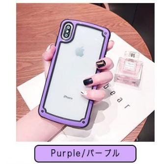 iPhoneケース カバー 背面強化ガラス ガラスケース 耐衝撃 iPhoneXS iPhoneXR iPhoneXSMAX TPU カラバリシンプル｜kira-bsmile-shop｜06